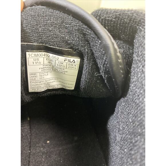 Fila A-High 1CM00492-052 Mens Grey And Black Synthetic Lifestyle Sneakers - Picture 11 of 11